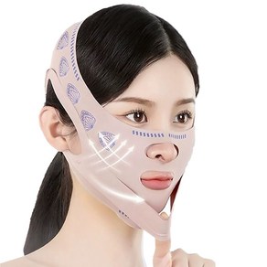 서온리 턱 살 브이 라인 살려주는 리프팅 탄력 보정 얼굴 밴드, 1개