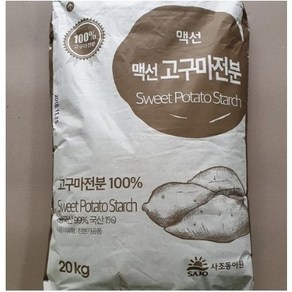 맥선 고구마전분20kg 100%, 20kg, 1개