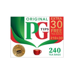 PG Tips 브리티시 클래식 오리지널 피라미드 블랙티, 1, 240개입