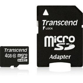 트랜센드 마이크로 MicoSDHC Class10 4GB. 8GB. 16GB. 32GB. 64GB / SD변환 어댑터포함, 4GB, 1개