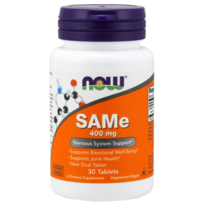 나우푸드 SAMe 400mg 타블렛 글루텐 프리 비건, 30정, 1개