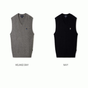 후아유 남여공용 스티브 케이블 베스트 / Steve Cable Vest (U)_A WHKVE4931U 104086