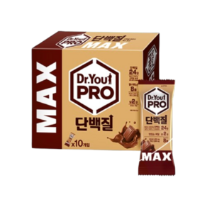 닥터유프로 단백질파우더 MAX 초코, 42g, 10개