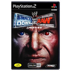 플레이스테이션 PS2 WWE 스맥다운 대 로우중고게임시디, WWE 스맥다운 대 로우완품