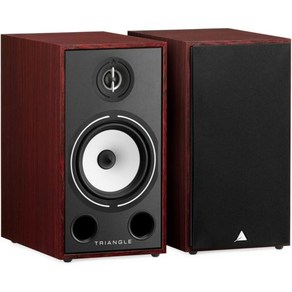 홈 시어터 시스템 음악용 Tiangle Boea BR03 Hi-Fi 북쉘프 스피커 흰색 100W 전력 처리 고효율 혼 탑재, Chey Mahogany