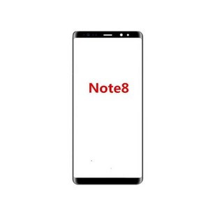 OCA 접착제가 있는 LCD 전면 패널 렌즈 삼성 갤럭시 노트 20 울트라 10 플러스 9 8 아웃 유리 Note9 터치, 05 Note8