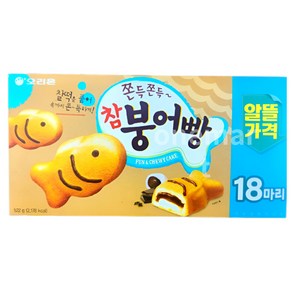 오리온 참붕어빵 6P x 3개 18마리 실속형, 522g