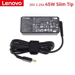 Lenovo 씽크패드 T450 T450S 어댑터 20V 2.25A 45W 슬림팁 충전기