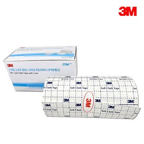 3M 반창고 2762 / 2764 / 2766 의료용 부드러운 천반창고 픽스롤, 1개