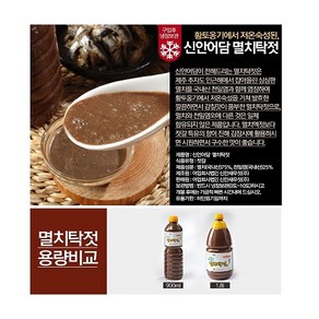 국내산 신안어담 멸치탁젓 900ml 저온숙성 추자도멸치 천일염 요리용액젓, 1개