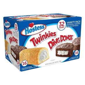 Hostess Twinkies & Cupcakes (16 Twinkies & 16 Cupca 호스티스 트윙키 & 컵케이크(트윙키 16개 & 컵케이크 16개) 개별 포장 총 32, 1개