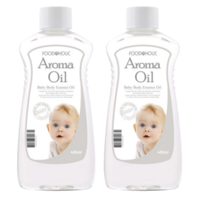 (2개)푸드어홀릭 아로마오일 베이비 465ml/리치, 465ml, 2개