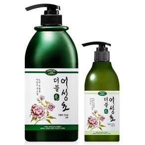 더블모 어성초 샴푸 린스 비듬 샴푸 1000ml+헤어팩 300ml 세트, 1개