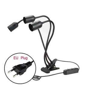 헤드 식물 성장 램프 클립 거치대 수경 재배 시스템 온실 실내, 1개, 2.EU Plug