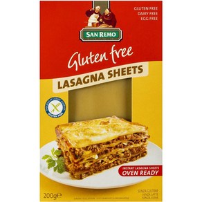 San Remo Lasagne Gluten Fee 산레모 글루텐 프리 라자냐 200g 3팩, 3개