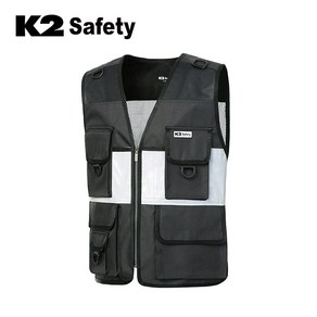 K2 Safety VE-2605 베스트 조끼 작업복 단체복 근무복 워크웨어 쿨조끼, 1개