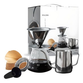 칼딘 홈카페 실속 핸드드립 패키지 MH1, 핸드드립 5종 세트, 600ml, 1세트