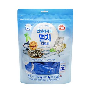 사조해표 한알레시피 멸치디포리, 2개, 80g