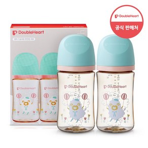 더블하트 모유실감 3세대 트윈팩 240ml, PPSU 하늘을날꼬양, 2개