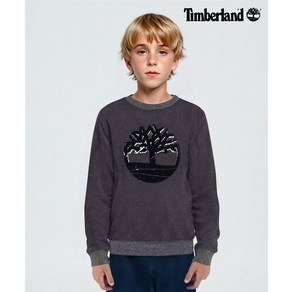 [Timbeland Kids] 팀버랜드 키즈 베이직 로고 긴팔 맨투맨_T25N26