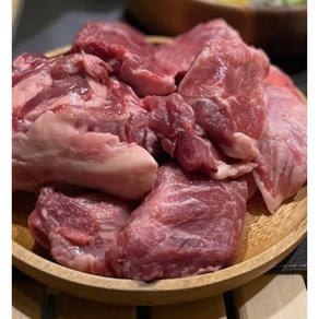 정현미트 돼지고기 쫄깃식감 특수부위 뽈살 1kg, 1개