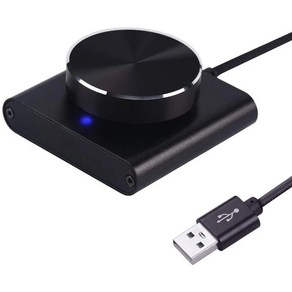 USB 컴퓨터 볼륨 컨트롤러 PC 컴퓨터 스피커 볼륨 조절 손잡이 디지털 제어 원 키 음소거 기능 모드 제어