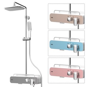 자바 선반형샤워기 욕실 해바라기샤워기 선반 샤워기, TBP521G 선반형 샤워수전 골드, 1개