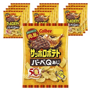 일본 가루비 삿포로 포테이토 바베큐 맛 72g 12개 한박스세트 calbee