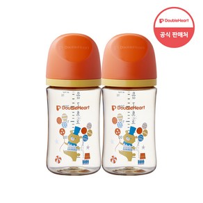 더블하트 모유실감 3세대 트윈팩 240ml 블루밍가든, 4개