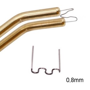 플라스틱 용접기 핀 100개 세트 모음 0.6mm 0.8mm