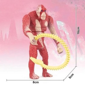 스컬크롤러 고질라 대 콩 피규어 뉴 엠파이어 킹 스카 액션 시모 몬스터 애니메이션 장난감 아이 선물, 1개