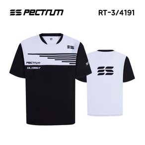 [SPECTRUM] 스펙트럼 2024 신상티셔츠 RT-3/4191 BK 경기복티셔츠 배드민턴&탁구&스쿼시&테니스&볼링&스포츠&라온스포츠