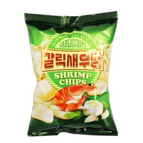 갈릭 새우랑칩 새우과자, 25g, 30개