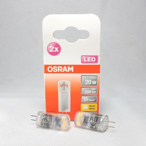 7스토어오스람 LED 핀할로겐 1.8W 2.6W 핀조명 핀램프 포인트조명, 전구색, 1개