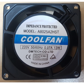 AC FAN MOTOR 팬모터 80mmx80mmx25mm 쿨링팬 냉각팬 AC 220V