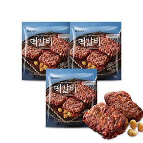 [피코크] 떡갈비(450g) 3팩, 450g, 3개