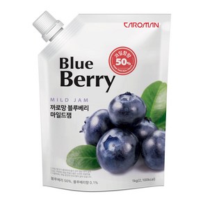 까로망 블루베리 리플잼 1kg 2개, 4개