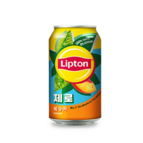 립톤 아이스티 복숭아맛 355ml x 48캔, 48개