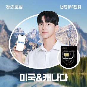 유심사 미국/캐나다유심 유심사USIM 데이터 무제한, 30일, [택배수령] 일/500MB 무제한, 1개