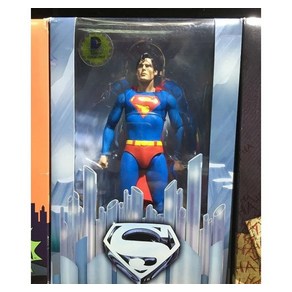 [구매대행] NECA DC 슈퍼맨 배트맨 피규어 조커 7인치 가동 모형, 7인치 박스 슈퍼맨, 1개