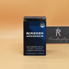 네추럴플레이스 매스틱 검 위 앤 위 600mg x 30정 상세설명에서몇갠지꼭꼭확인, 1개