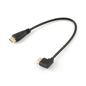 Coms HDMI 케이블 NA481/(M/M)/한쪽 좌향 꺾임/30cm 케이블-모니터케이블