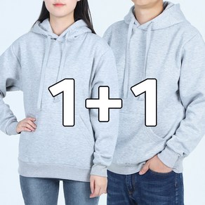 빌리언즈 남여공용 기모 후드티 빅사이즈 1+1