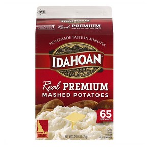 Idahoan Mashed Potatoes 아이다호안 리얼 프리미엄 매쉬드 포테이토 52oz(1.47kg), 1개, 1.47kg