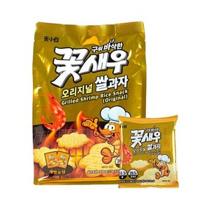 꽃새우 쌀과자 200g / 구워바삭한 오리지널 쌀과자 개별포장, 1개