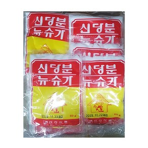 뉴슈가(신당분 신진 60g)X10 업소용 고농도 설탕, 60g, 10개