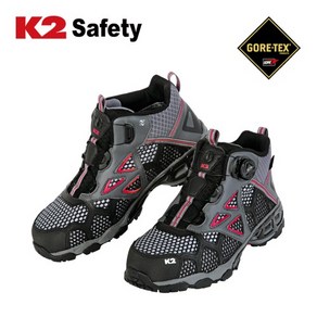 K2 Safety K2-60 6인치 고어텍스 다이얼 안전화 작업화 (240mm~290mm), 1개