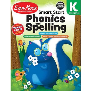 Evan-Moo’s Smat Stat Phonics and Spelling Wokbook fo Kindegaten Beginning Reading pattens