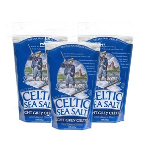 Celtic Sea Salt Light Gey Celtic 셀틱씨솔트 라이트 그레이 파우치 227g 3팩, 3개