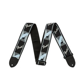 정품 펜더 모노그램 기타스트랩 멜빵 Fende 2 MONOGRAMMED GUITAR STRAP, 1개